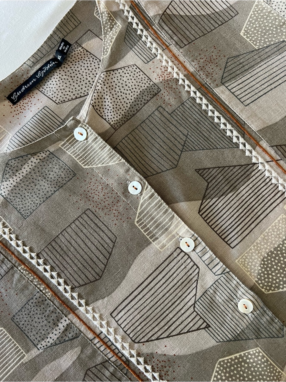 Gudrun Sjoden Alaska Woven Dress in Organic Cotton/Linen - Picture 8 of 16